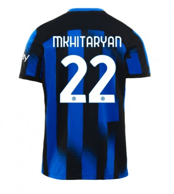 Inter Milan Henrikh Mkhitaryan #22 Primera Equipación 2023-24 Manga Corta